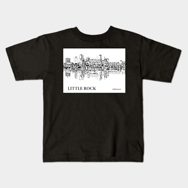 Little Rock - Arkansas Kids T-Shirt by Lakeric